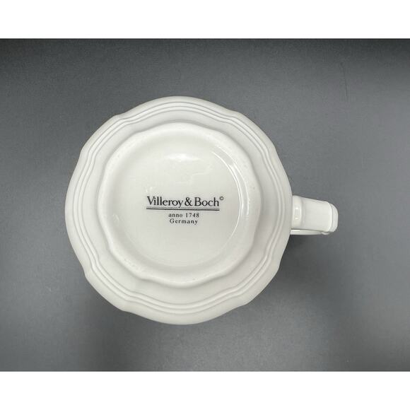 Villeroy & Boch Jardin d'Alsace Fleur Coffee Mugs with Bird Set of 4 Germany - Picture 11 of 13